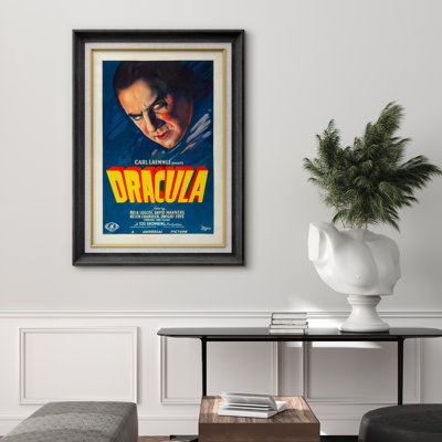 «Dracula Classic Horror», affiche d'art de film, photos de vampire rétro, impression sur toile encadrée