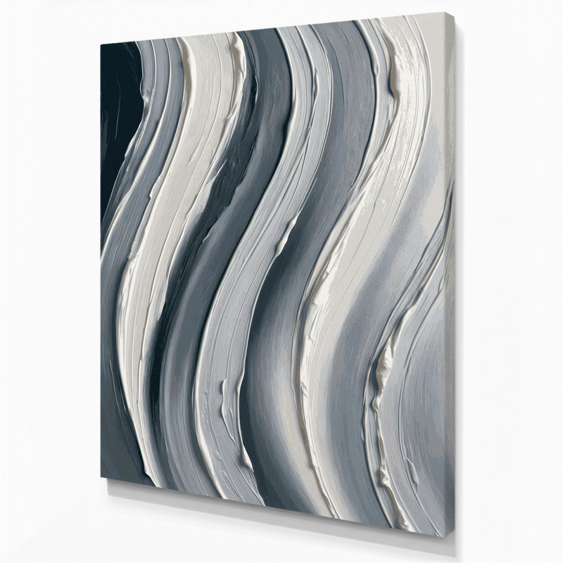 Art mural sur toile DiagonalStripes, H 12 po x l 18 po