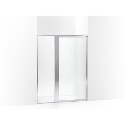 Attend 69" H Pivot Shower Door With 1/8"-Thick Glass