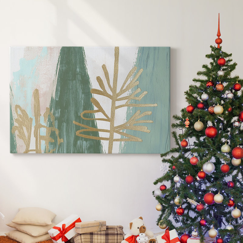Christmas Holiday Arts - Toile tendue avec châssis, H 12 po x l 18 po