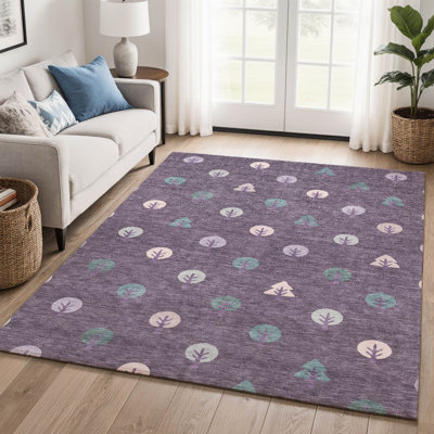 Premium Machine Washable Villers Geometric Rug