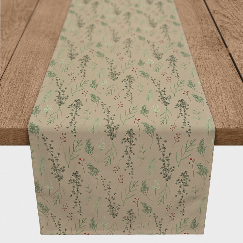 Chemin de table pin, 72 po x 16 po, Brun