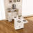 Multifunctional Folding Dining Table with Wall-Mounted Sideboard