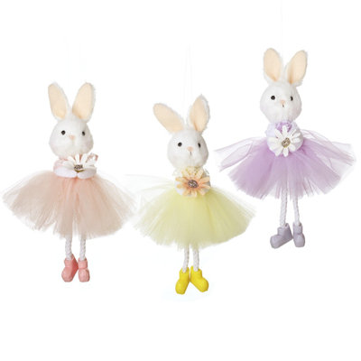 Hanging Bunnies With Dangly Legs Mix