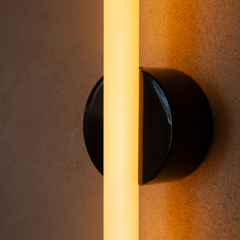 Kilter 1 - Light Wallchiere, Dark Gray, 2200K, 19.69" H x 1.18" W x 1.18" D
