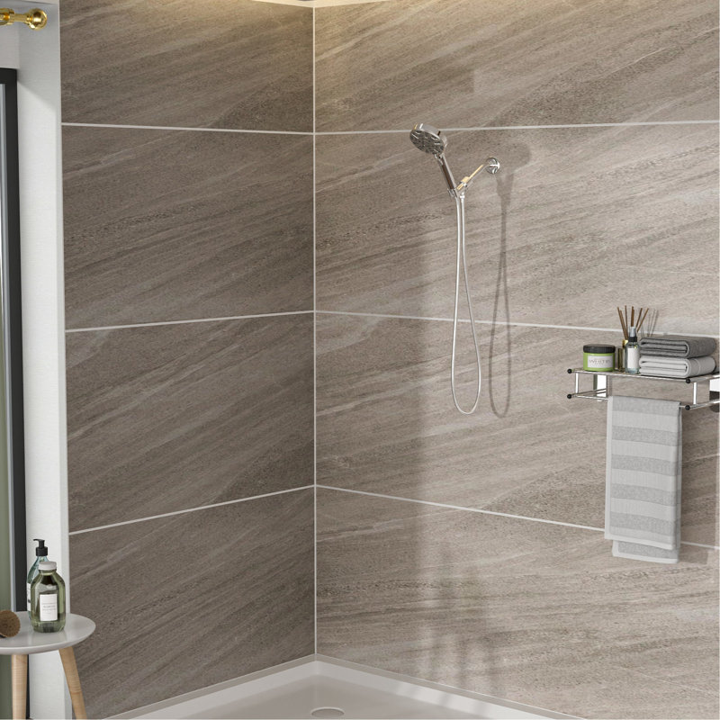 8 douches réglables, une grande tête de 4,7 pouces, un tuyau en acier inoxydable de 59 pouces pour rajeunir la douche avec 8 modes de nettoyage facile et agréable
