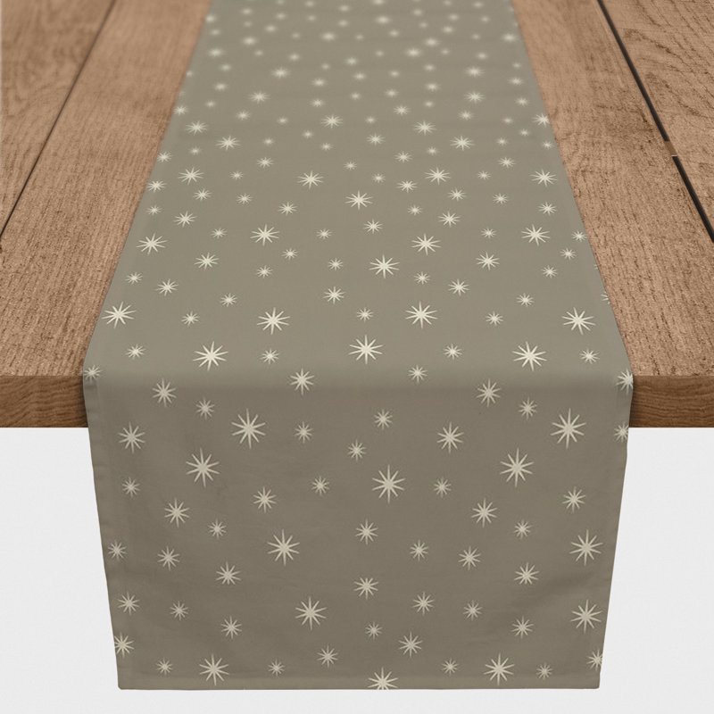 Chemin de table Green Twinkle, Gris, 90 po x 16 po
