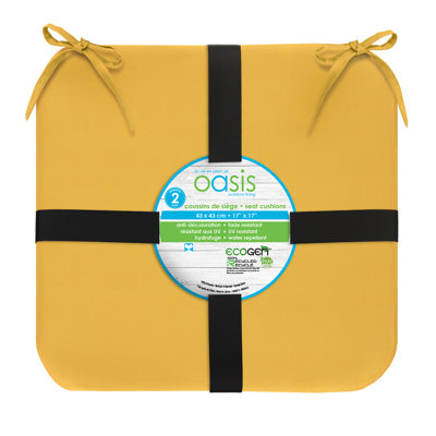 Water Resistant Outdoor 1 " Replacement Cushion Set Seat Cushion