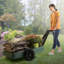 78cm H x 78cm W x 120cm D 90kg Hand Truck Trolley