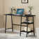 Kempst 43 Inch Computer Desk with Storage Shelves, Home Office Writing Desk, Study Table for Small Space