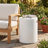 16x20 inch Tank Holder/Side Table, White