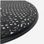 Ensemble de salle à manger 5 pièces en aluminium coulé résistant aux intempéries, comprenant 4 chaises pivotantes et une table ronde de 48,03 po avec structure noire (même SKU: W1710S00440)-301880305
