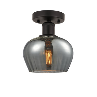 Plafonnier semi-encastré Noille Glass