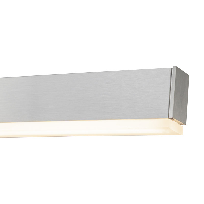 Vega 1 - Light LED Pendant, Brushed Nickel, 122.5" H x 56" W x 1.5" D
