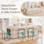 3 Seater Corduroy Sofa-717764785