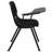 Padded Ergonomic Shell Chair with Right Handed Flip-Up Tablet Arm
