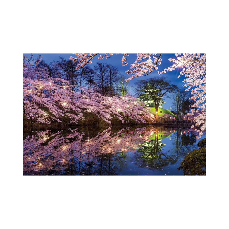 Takada Castle In Spring by Jan Becke - Wrapped Canvas Gallery-Wrapped Canvas Giclée, 66.04 cm H x 45.72 cm W