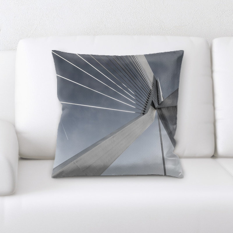Microsuede Reversible Throw Pillow