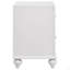 Table de chevet 2 tiroirs blanche