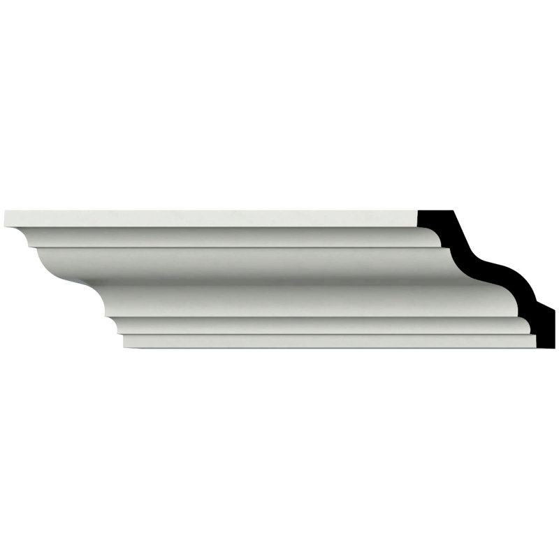 Moulure couronnée Harlington, Hauteur de 2-3 / 8 po x 2-3 / 8 po