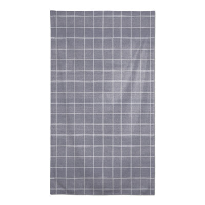 Rectangular Plaid Polyester Tablecloth