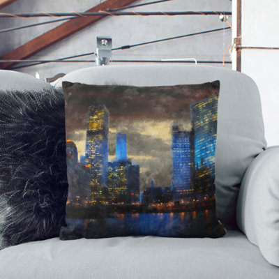 Downtown Chicago Skyline Scatter Cushion