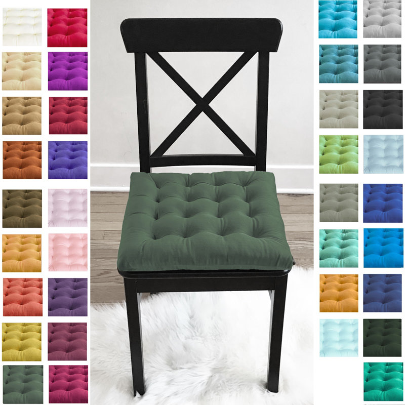 Coussin de siège d'intérieur, Vert olive