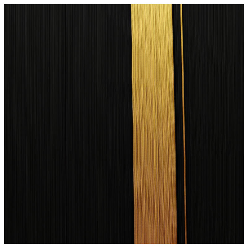Coussins décoratifs noirs et noirs à rayures verticales, 14 X 14 pouces