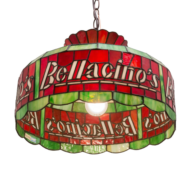 16" Wide Personalized Bellacino's Pendant
