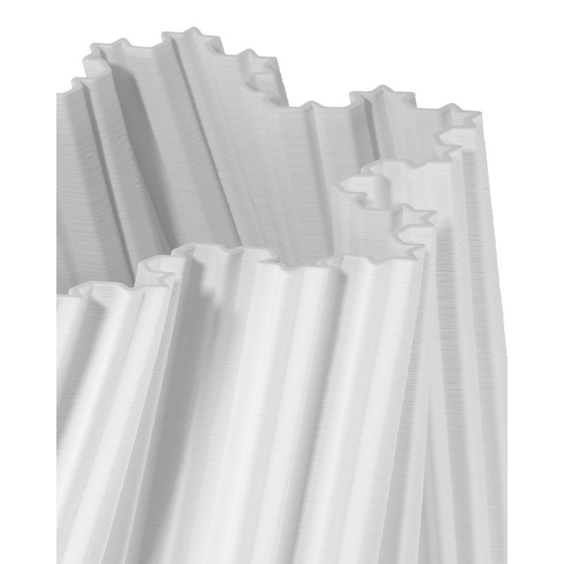 Vase blanc Whole, Hauteur totale - 32 po