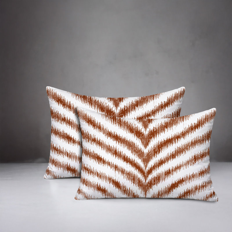 Coussin intérieur / extérieur Scaro, 25x18, Burnt Orange