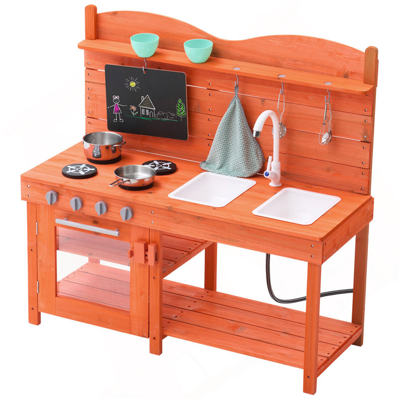 Ensemble de jeu de cuisine en bois pour enfants