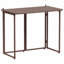 Folding Garden Table 90X51x75 Cm Poly Rattan-1585067373