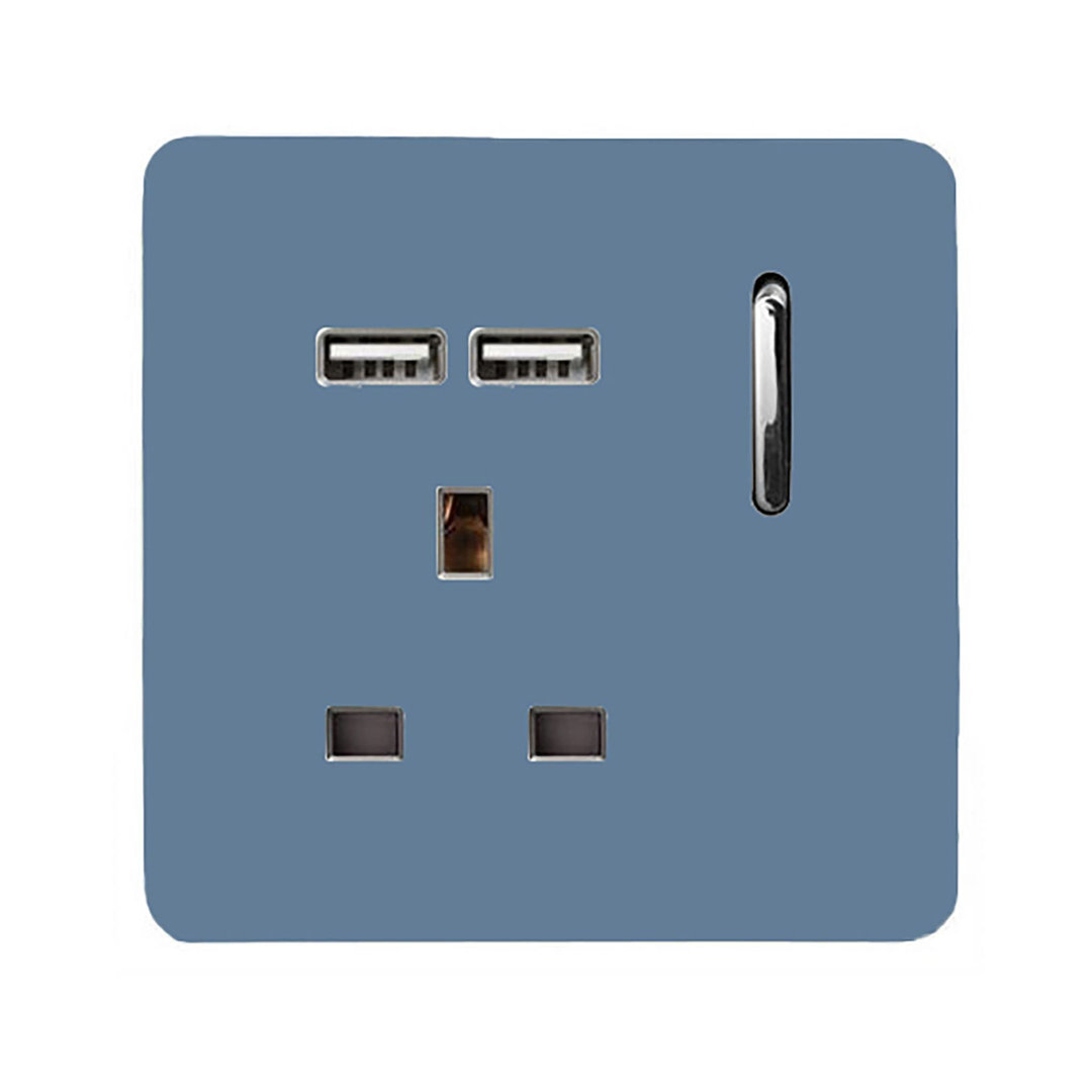 Trendi Switch 1 Gang USB 2100mA Plug Socket