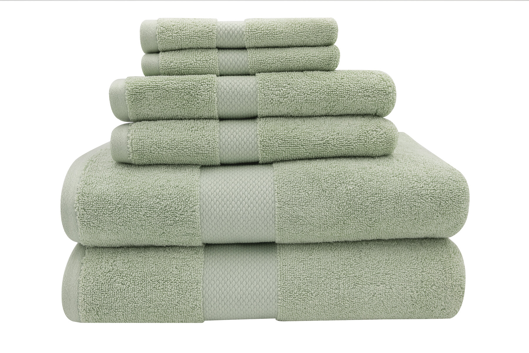 Mccullen 6 Piece 100% Cotton Towel Set Winston Porter Color Ivory