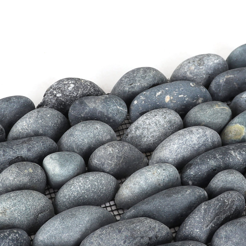 Stone Wall Tiles - 10 Pack, Stacked Black