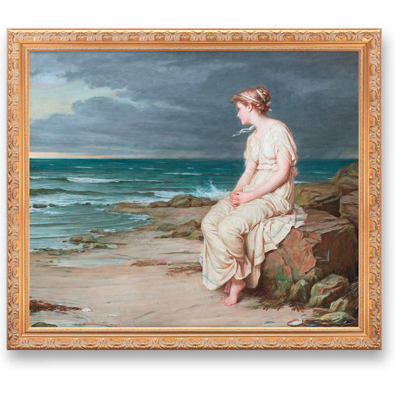 «Miranda» par John William Waterhouse, reproduction d'art sur toile, estampe numérique, H 40 po x l 34 po