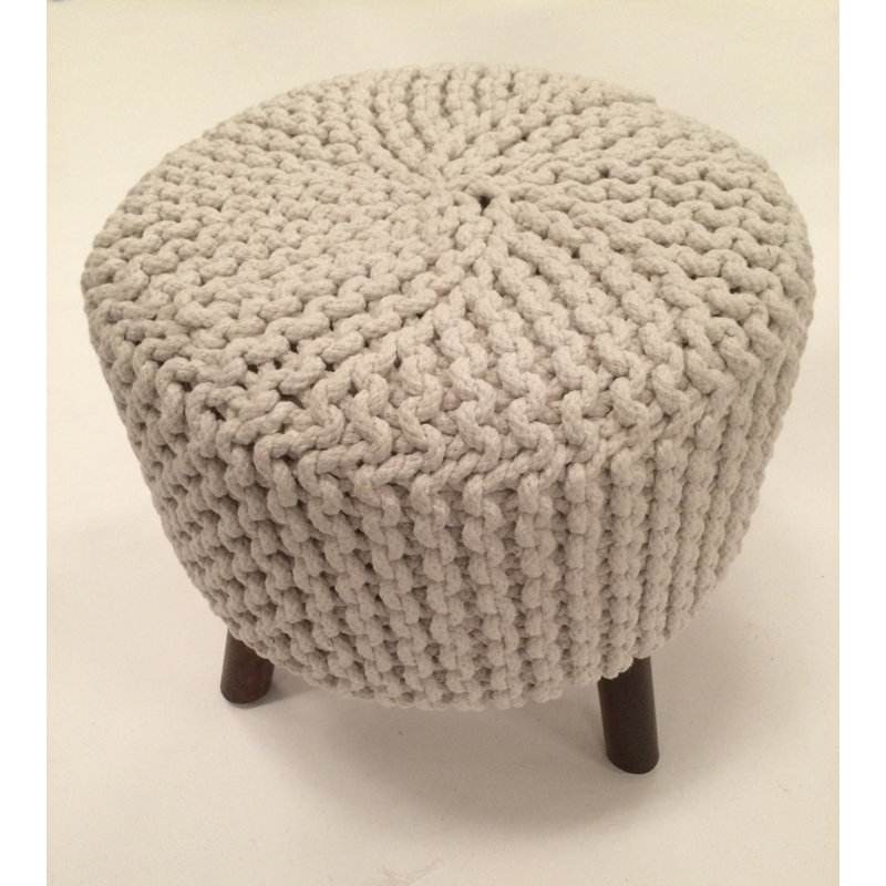 Tabouret d'appoint Ullery, Ivoire ivoire, Linen