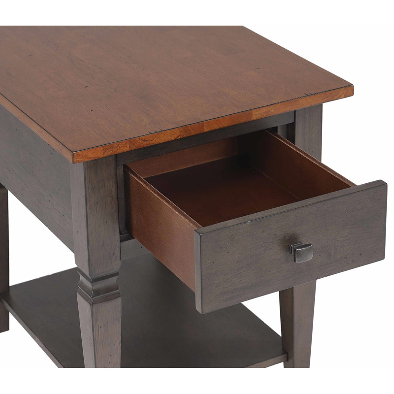 Dakota End Table with Storage, 24" H x 20" W x 24" D