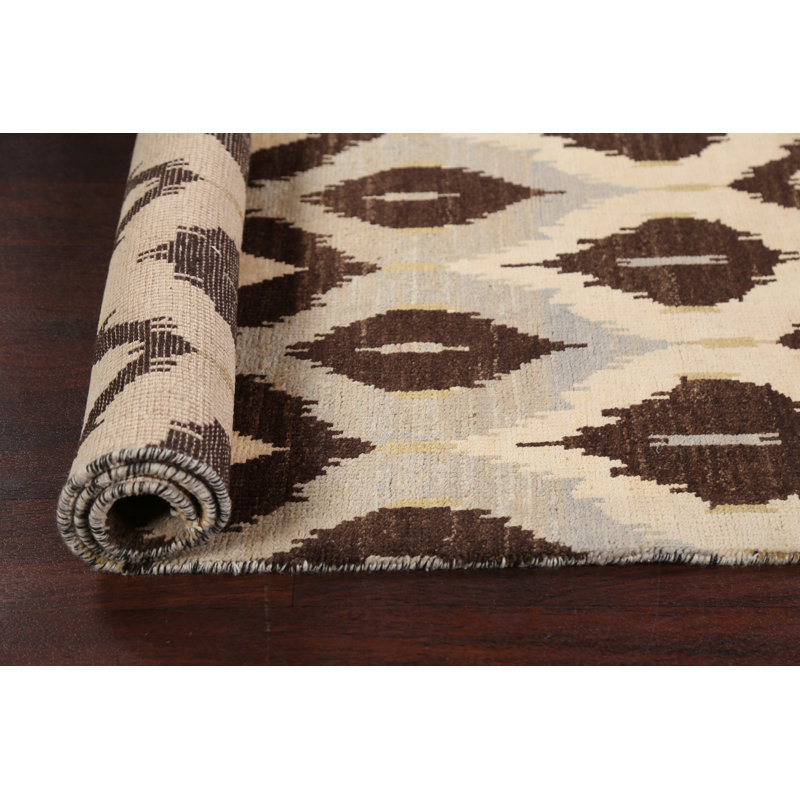 One-of-a-Kind 3'1" X 4'10" New Age Wool Area Rug in