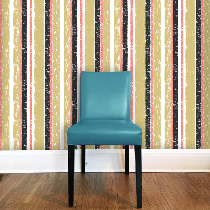 Rouleau de papier peint Glascock, Moutarde