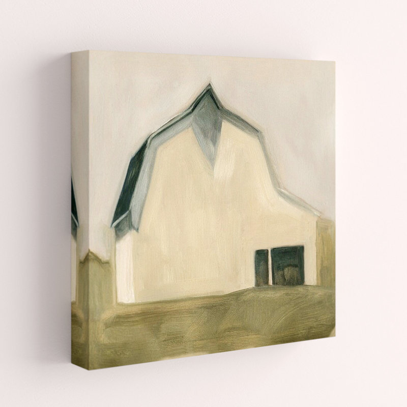 «Serene Barn IV», peinture sur toile, Toile tendue, H 24 po x l 24 po x P 1,25 po