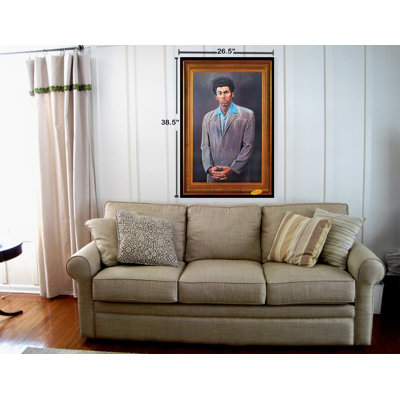 « cosmo kramer portrait-seinfeld télé show », reproduction de photo encadrée