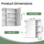 Wall Mounted Required Bathroom Cabinet