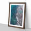 Aerial View of the Ocean in Abstract - Picture Frame Graphic Art Print-55683168-55683172