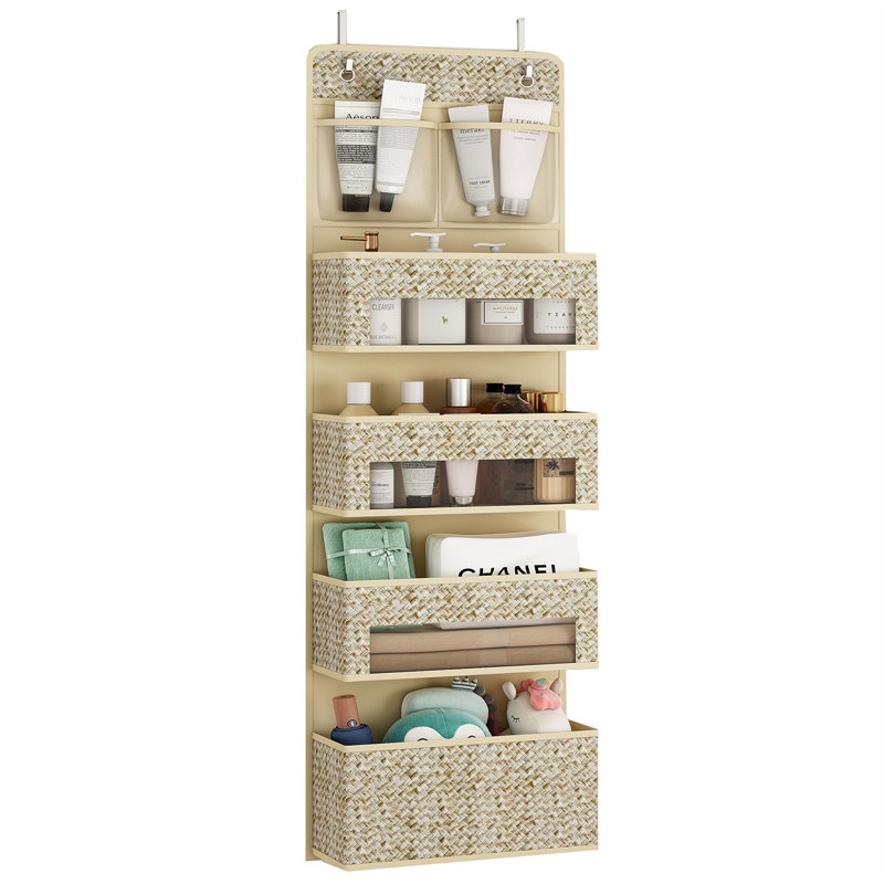 Mashana Fabric Hanging Organizer, Beige