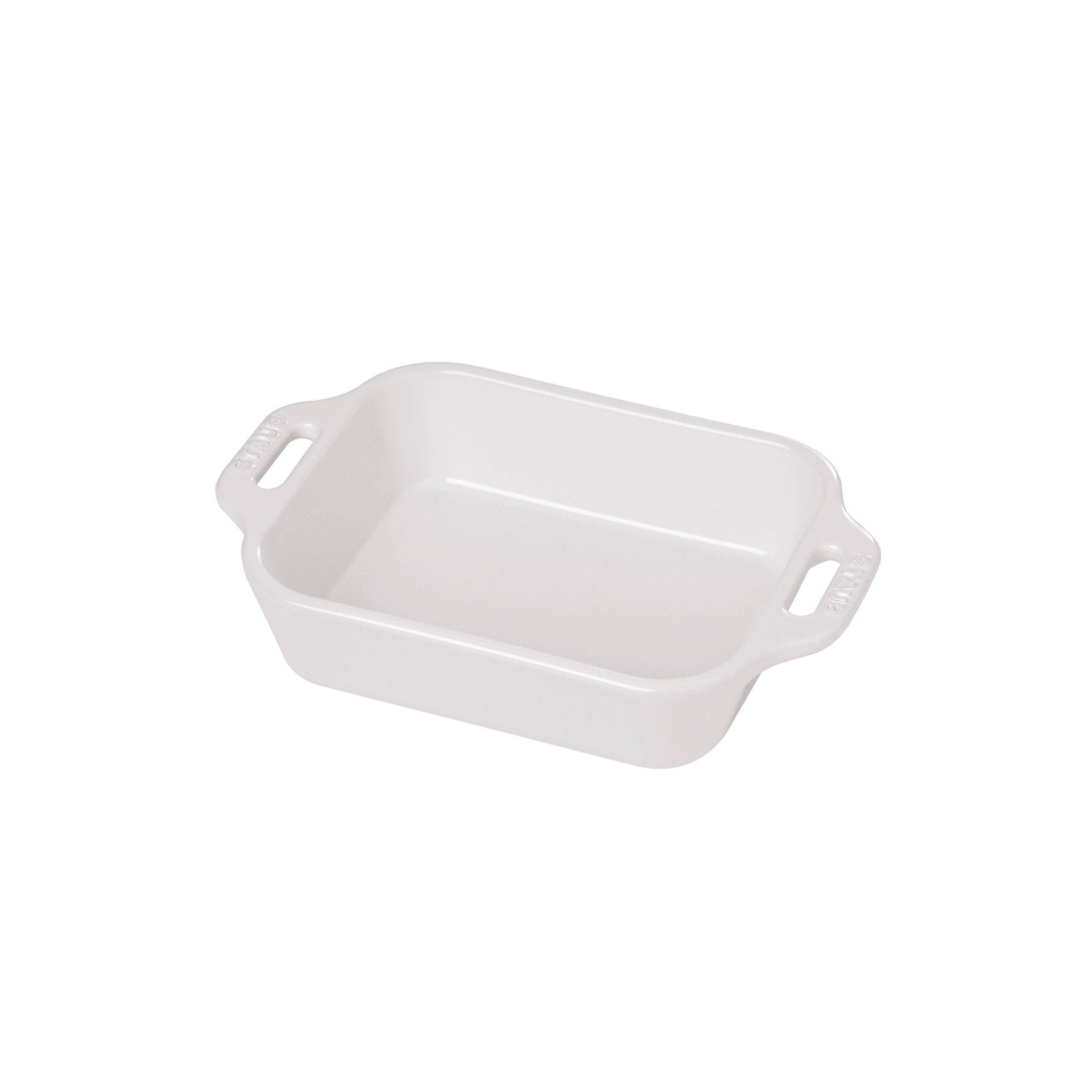 Ceramique Ceramic Rectangular Oven Dish, White