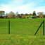 vidaXL Clôture de barrière de jardin Clôture métallique grillage métallique acier vert-336703567