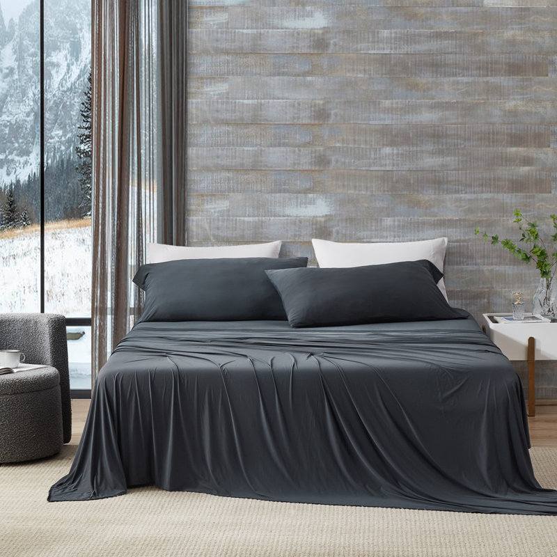 Cool It Boi® - Coma Inducer® Sheet Set, Black, Full Sheet Set with 2 Pillowcases