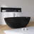 65" x 30" Freestanding Tub  Solid Surface Stone Resin Soaking Bathtub-106891904